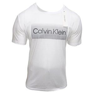 NWT CALVIN KLEIN AUTHENTIC MEN'S WHITE CREW NECK SHORT SLEEVE T-SHIRT SIZE S L